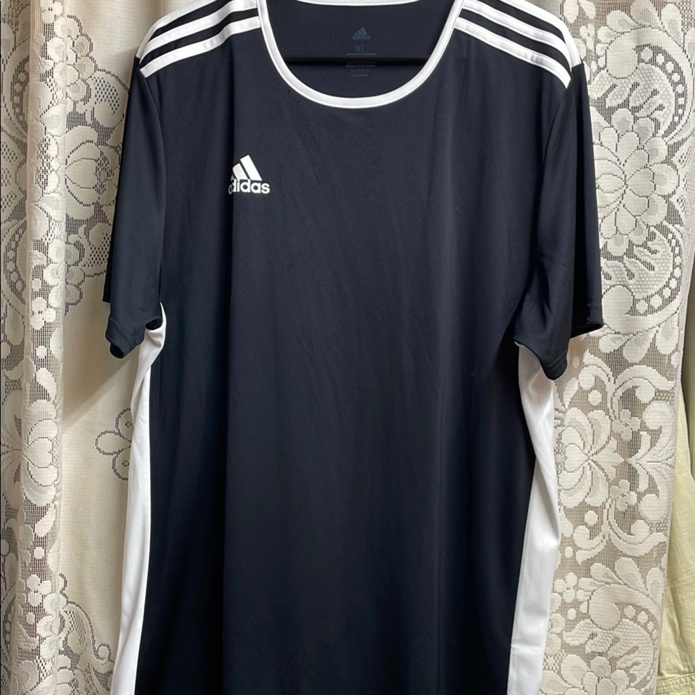 Adidas Black and White Performance Jersey